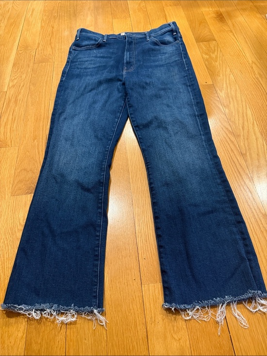 MOTHER Denim - Mother The hustler ankle fray jeans size 32.